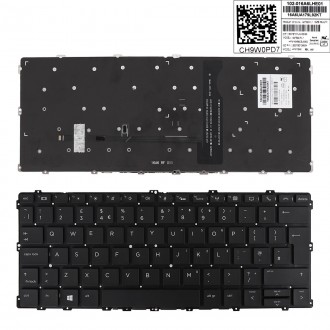 Πληκτρολόγιο HP EliteBook 1030 G2 X360, Μαύρο με Backlit, UK