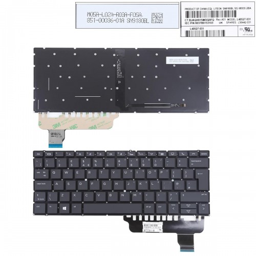 Πληκτρολόγιο HP EliteBook x360 830 G6, Μαύρο με Backlit, UK
