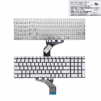Tastatura HP Pavilion 15-DA 250 255 G7 Gen7 7th Gen, Argintie, Fara Rama US