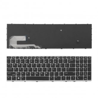 Tastatura HP EliteBook 755 G5 850 G5 ZBook 15u G5, Neagra, Cu Rama Arginitie, US/UK