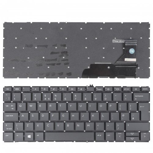 Tastatura HP EliteBook 830 G7, Neagra, Fara Rama, UK