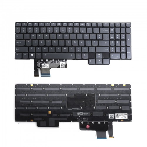 Πληκτρολόγιο Lenovo Legion 7-15IMH05 7-15IMHG05 Y9000X 2021 Γκρί με RGB Backlit, US/UK