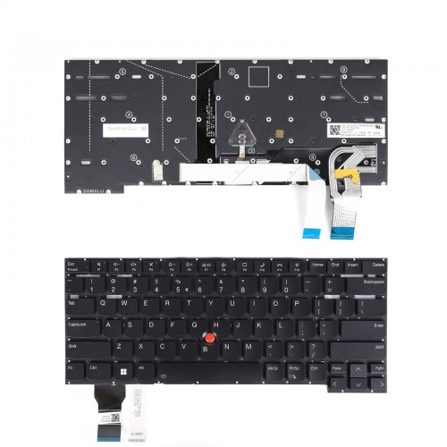 Πληκτρολόγιο Lenovo ThinkPad T14s Gen 2, Μαύρο με Backlit US