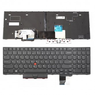 Πληκτρολόγιο Lenovo ThinkPad P15 P17 T15g Gen 2, 2nd Gen Μαύρο με Backlit