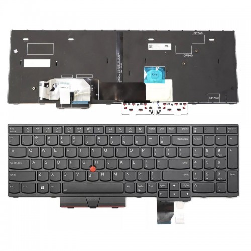 Πληκτρολόγιο Lenovo ThinkPad P15 P17 T15g Gen 2, Μαύρο με Backlit