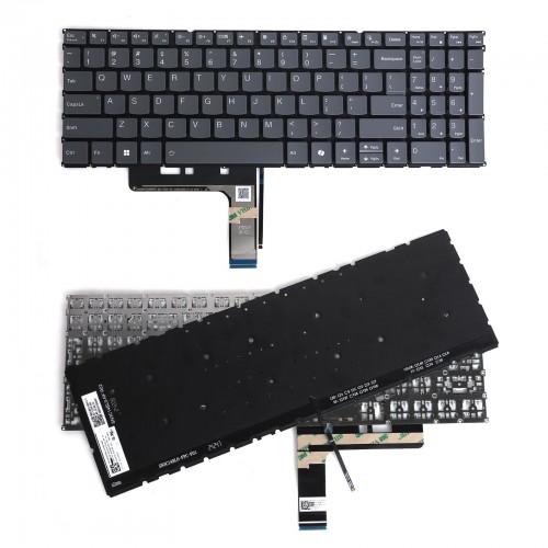 Πληκτρολόγιο Lenovo Yoga Pro 9 16IRP8 83BY Γκρί με Backlit, US/UK