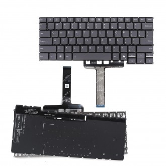 Tastatura Lenovo ThinkBook 14 G6 IRL ABP, Gri Fara Rama, Cu iluminare, US/UK