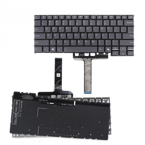 Πληκτρολόγιο Lenovo ThinkBook 14 G6 IRL ABP Γκρί με Backlit, US/UK