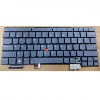 Tastatura Lenovo ThinkPad X1 Yoga 2-in-1 Gen 9 2024 21KE 21KF, Gri, Cu iluminare, US Fără Cadru