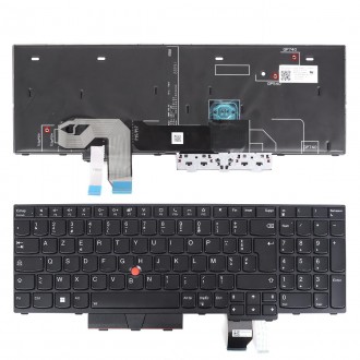 Πληκτρολόγιο Lenovo ThinkPad P15 P17 T15g Gen 1, 1st Gen Μαύρο με Backlit