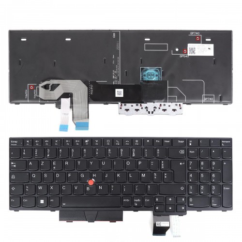Πληκτρολόγιο Lenovo ThinkPad P15 P17 T15g Gen 1, Μαύρο με Backlit
