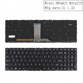 Tastatura Lenovo Yoga 500-15 500-15IBD 500-15IHW 700-15 700-15ISK, Neagra, Fara Rama, Cu iluminare, US