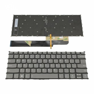 Πληκτρολόγιο Lenovo IdeaPad S540-14IWL, Γκρί με Backlit, US