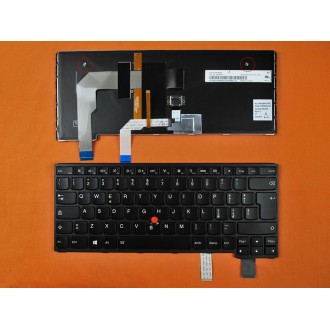 Tastatura Lenovo ThinkPad Yoga 14, Neagra, Dual Pointing, Cu iluminare, US/UK (+BG Print)