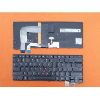 Πληκτρολόγιο Lenovo ThinkPad T460s T470s, Μαύρο, με Pointing Stick με Backlit, US/UK