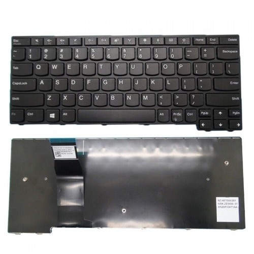 Tastatura Lenovo ThinkPad 11E-20LQ, Neagra, Cu Rama Neagra, US/UK