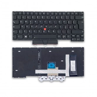 Tastatura Lenovo ThinkPad E14 Gen 2 2nd Gen, Neagra, Fara Rama, Cu iluminare, UK