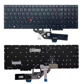 Tastatura Lenovo ThinkPad E16 Gen 1 21JN 21JQ 21JT 21JU, Neagra, Cu iluminare, UK Fără Cadru