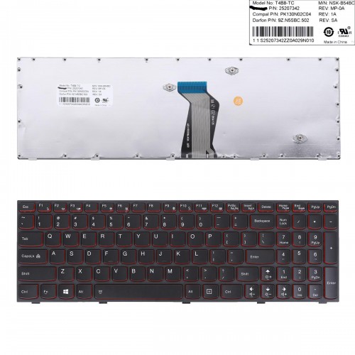 Tastatura Lenovo Y500 Y510 Y510P Y510PA-ISE,Y510PT-ISE, Neagra, Cu Rama Neagra, US/UK