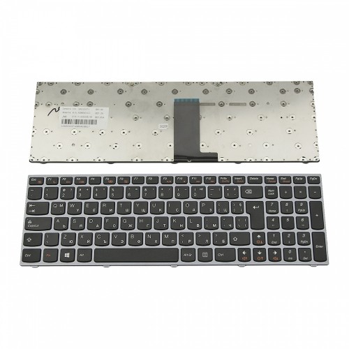 Tastatura Lenovo B5400 M5400, Neagra, Cu Rama Gri, US/UK (+BG Print)