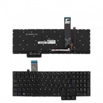 Tastatura Lenovo Y7000 Y7000P 2020, Neagra, Fara Rama, RGB iluminare, US/UK