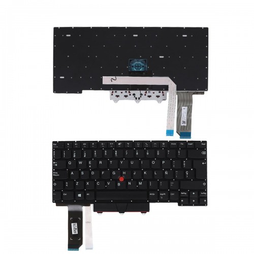 Πληκτρολόγιο Lenovo ThinkPad E14 Gen 2, Μαύρο με Backlit US