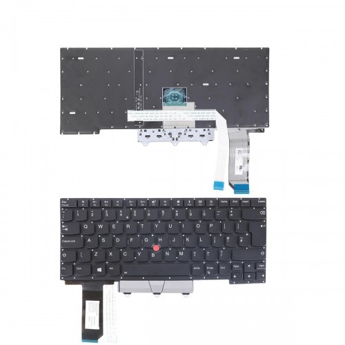 Tastatura Lenovo ThinkPad E14 Gen 1, Neagra, Fara Rama, Cu iluminare, UK