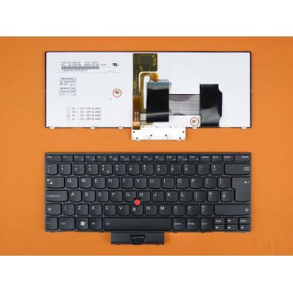 Tastatura Lenovo ThinkPad X1 Carbon, Neagra, Cu Rama Neagra, Cu iluminare, US/UK