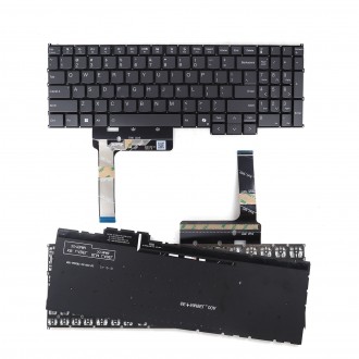 Tastatura Lenovo ThinkBook 16 G6 ABP IRL, Gri Fara Rama, Cu iluminare, US/UK, cu buton AI