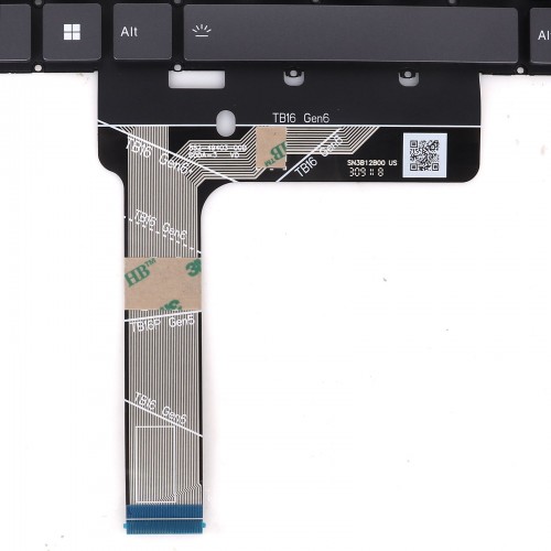 Tastatura Lenovo ThinkBook 16 G6 ABP IRL, Gri Fara Rama, Cu iluminare, US/UK, cu buton AI