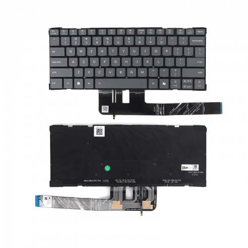 Tastatura Lenovo Yoga Slim 7 14AKP10 14ILL10 15IIL9, Fara Rama, Gri, Cu iluminare, US/UK