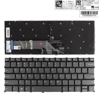 Tastatura Lenovo ThinkBook 14S Air 14 2020, Gri, Fara Rama, US/UK