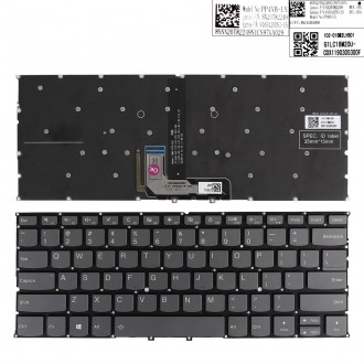 Tastatura Lenovo Yoga C940-14, Gri, Fara Rama, Cu iluminare, US/UK