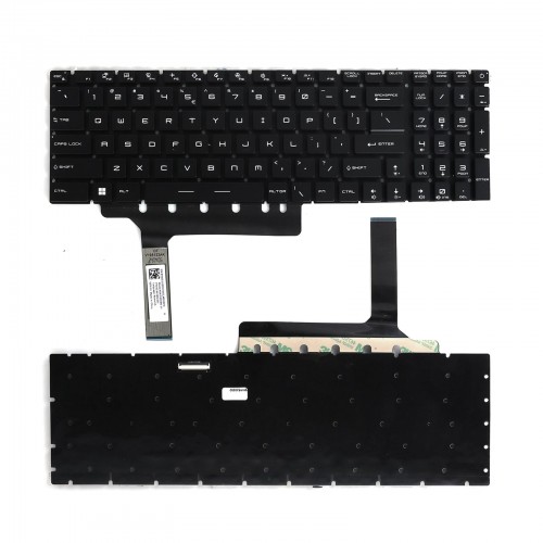 Πληκτρολόγιο MSI Raider GE76 Stealth GS76 Leopard GP76 MS-17K3, Μαύρο,το κόκκινο με RGB Backlit US/UK