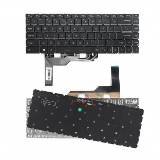 Tastatura MSI Modern 15 A4M MS-155K A5M MS-155L, Gri, Fara Rama, Backlit US