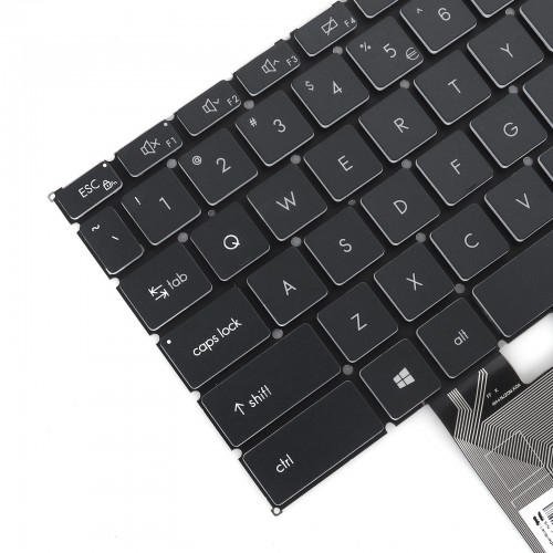 Tastatura MSI Modern 15 A4M MS-155K A5M MS-155L, Gri, Fara Rama, Backlit US