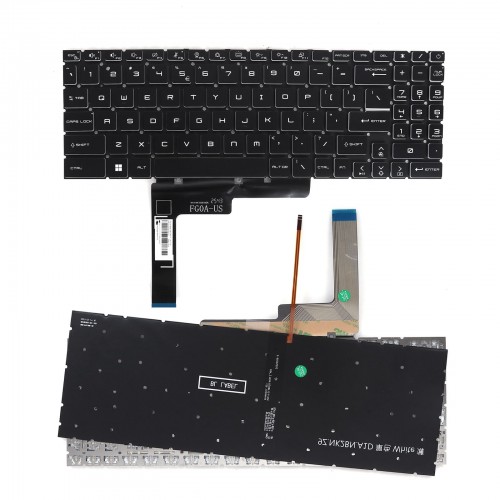 Tastatura MSI Modern 15 MS-15H2 MS-15HK, Neagra, Fara Rama, Backlit US