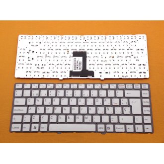 Tastatura Sony Vaio VPC-EA VPC EA, Alba, Fara Rama, UK (+BG Print)