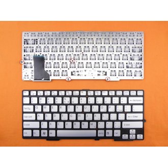 Πληκτρολόγιο Sony Vaio SVE13, Ασήμι,Για μοντέλα με Backlit, US