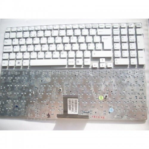 Tastatura Sony Vaio VPC-EB VPC EB, Alba, Fara Rama, UK (+BG Print)