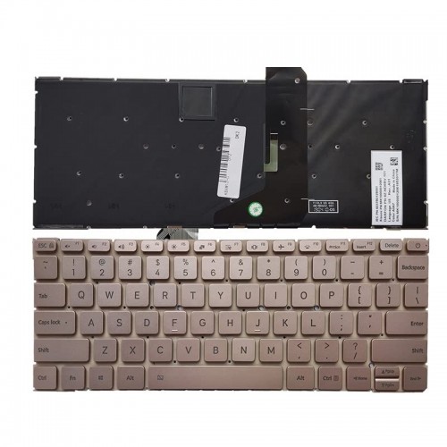 Tastatura XiaoMi MI Air 12.5", Aur, Fara Rama, Backlit US