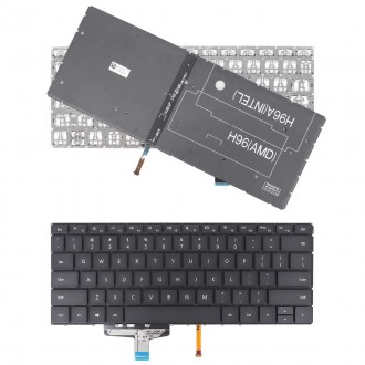 Πληκτρολόγιο Huawei MateBook 13 WRT-W19 WRT-W29, Μαύρο, US, Backlit