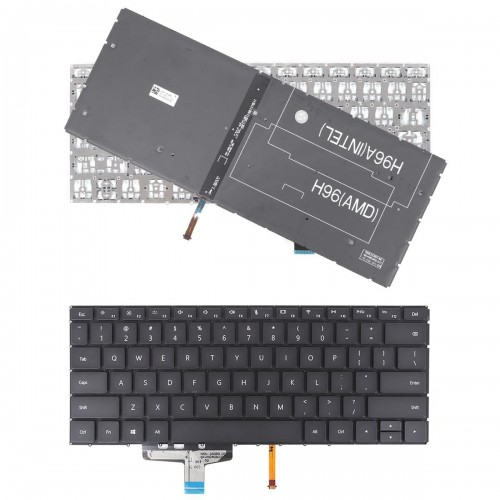 Πληκτρολόγιο Huawei MateBook 13 WRT-W19 WRT-W29, Μαύρο, US, Backlit