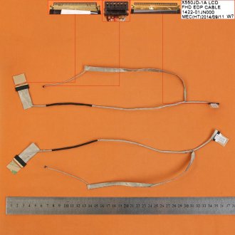 Καλωδιοταινίες για Asus X550 X550CA X550CC X550CL - Μητρική πλακέτα διασύνδεσης 30 Pin, Διεπαφή οθόνης LCD 40 Pin