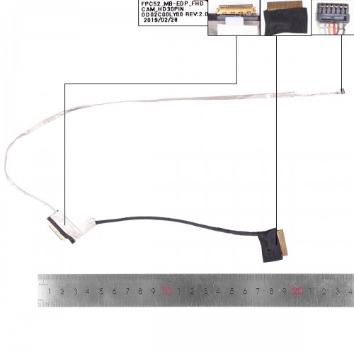 Καλωδιοταινίες για HP 15-DK TPN-C141 30 Pin FHD