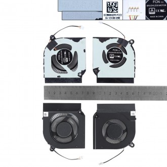 Ανεμιστηράκια για Acer Nitro AN515-44 AN515-55 AN517-52 Predator Helios PH315-53 (CPU + GPU) - 5V