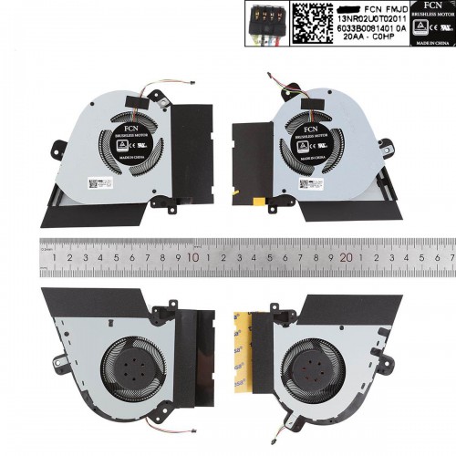 Ανεμιστηράκια για Asus Rog Zephyrus GX502GW GX502LWS 12V