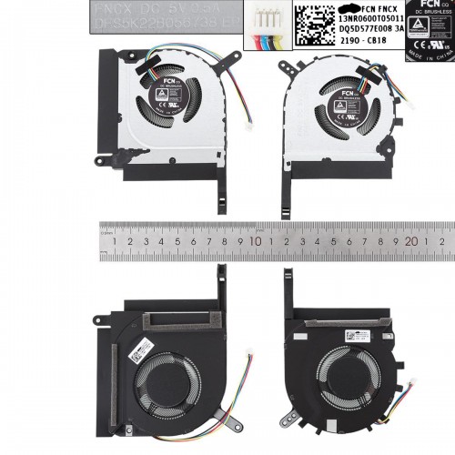 Ανεμιστηράκια για Asus TUF Gaming A15 FA506 FA506QR A17 FA706 Αριστερά + Δεξί