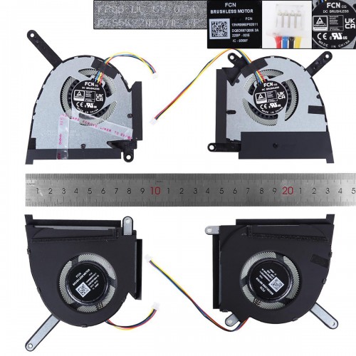 Ανεμιστηράκια για Asus TUF Dash F15 FX517ZC FX517ZR  - Αριστερά / σωστά