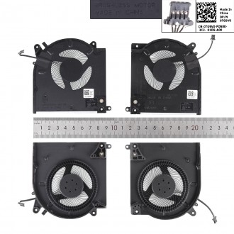 Cooler Laptop Dell Alienware M15 R3 R4 - CPU + GPU 12V